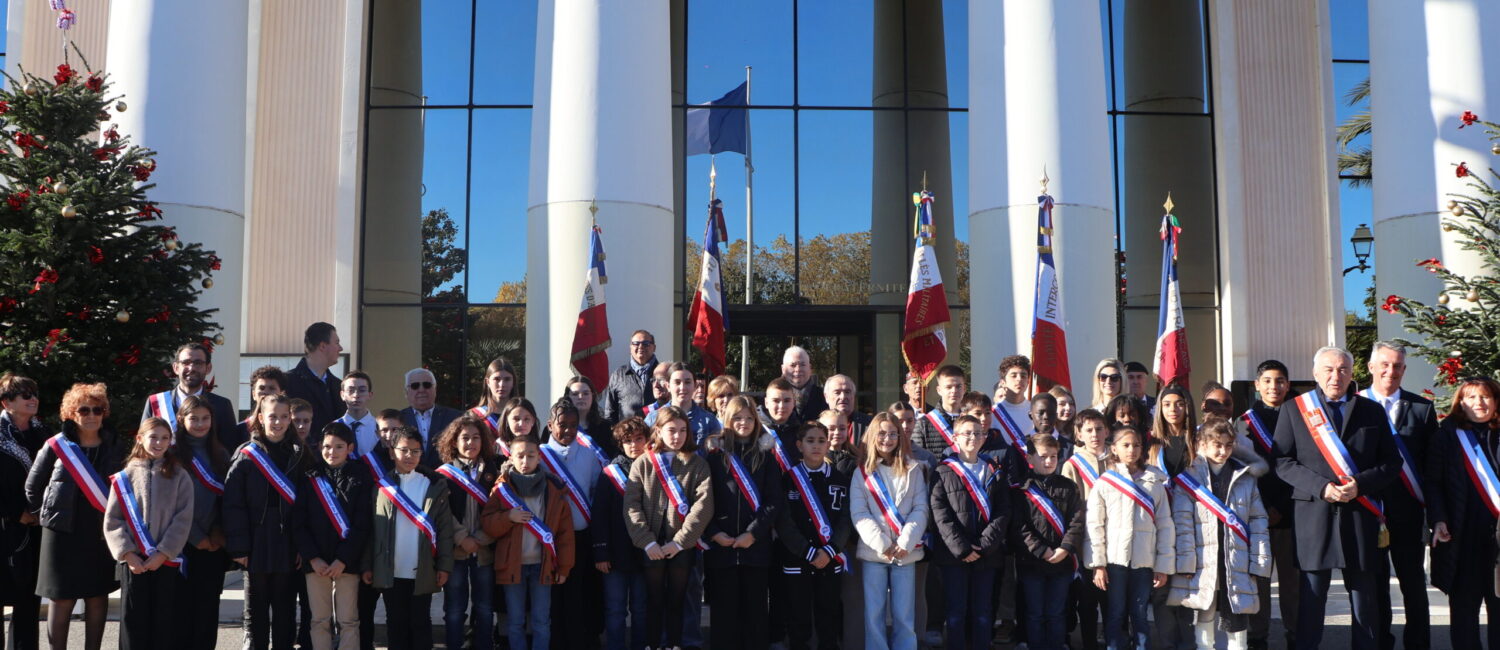 Photo de la Cérémonie devant la mairie