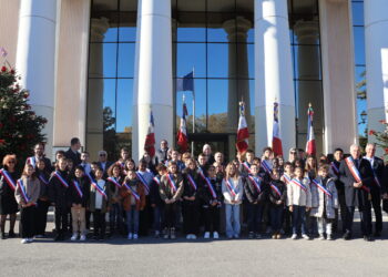 Photo de la Cérémonie devant la mairie