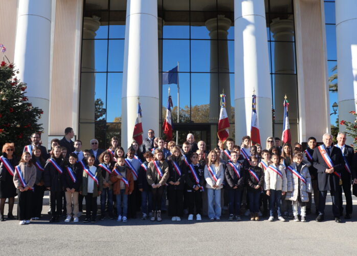 Photo de la Cérémonie devant la mairie