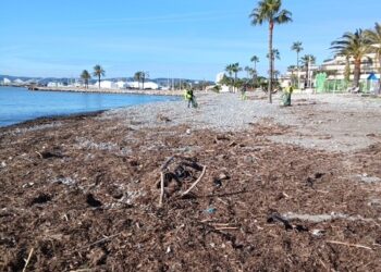 Coup de mer sur la plage de Saint-Laurent-du-Var