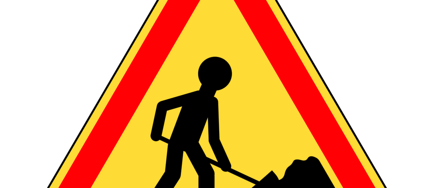 Panneau travaux