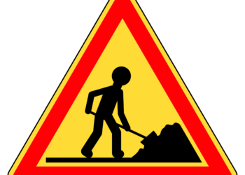 Panneau travaux